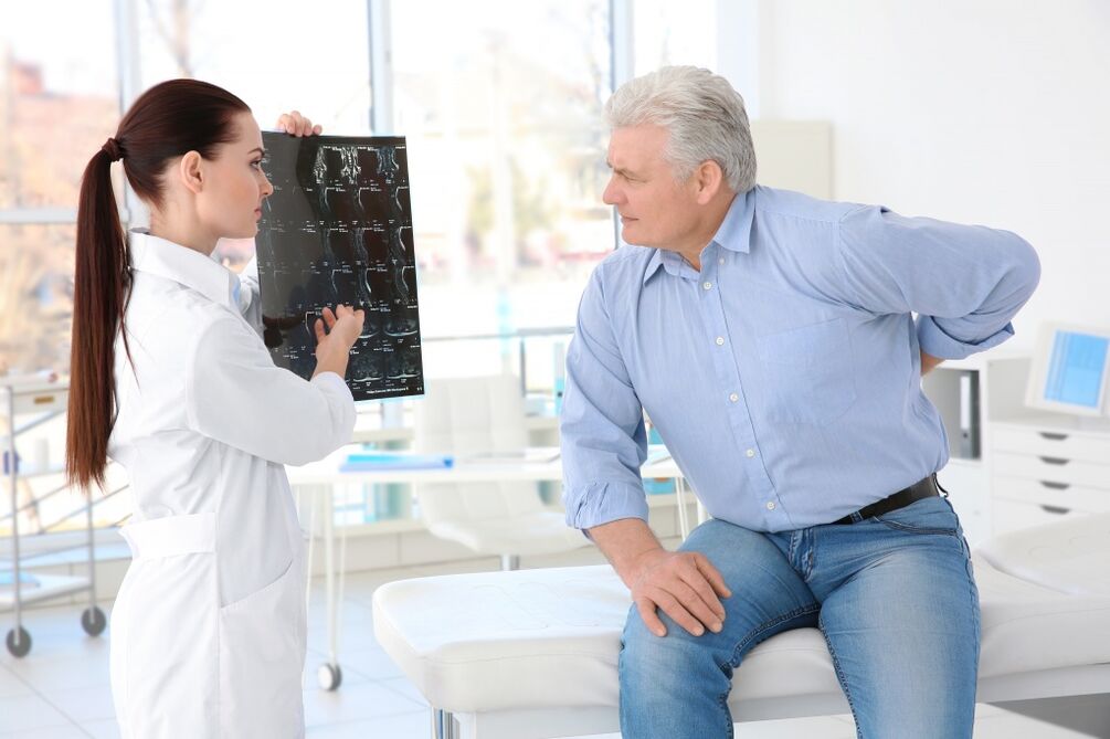 Osteochondrosis of the thoracic column