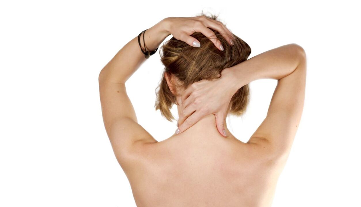 neck self-massage for osteochondrosis
